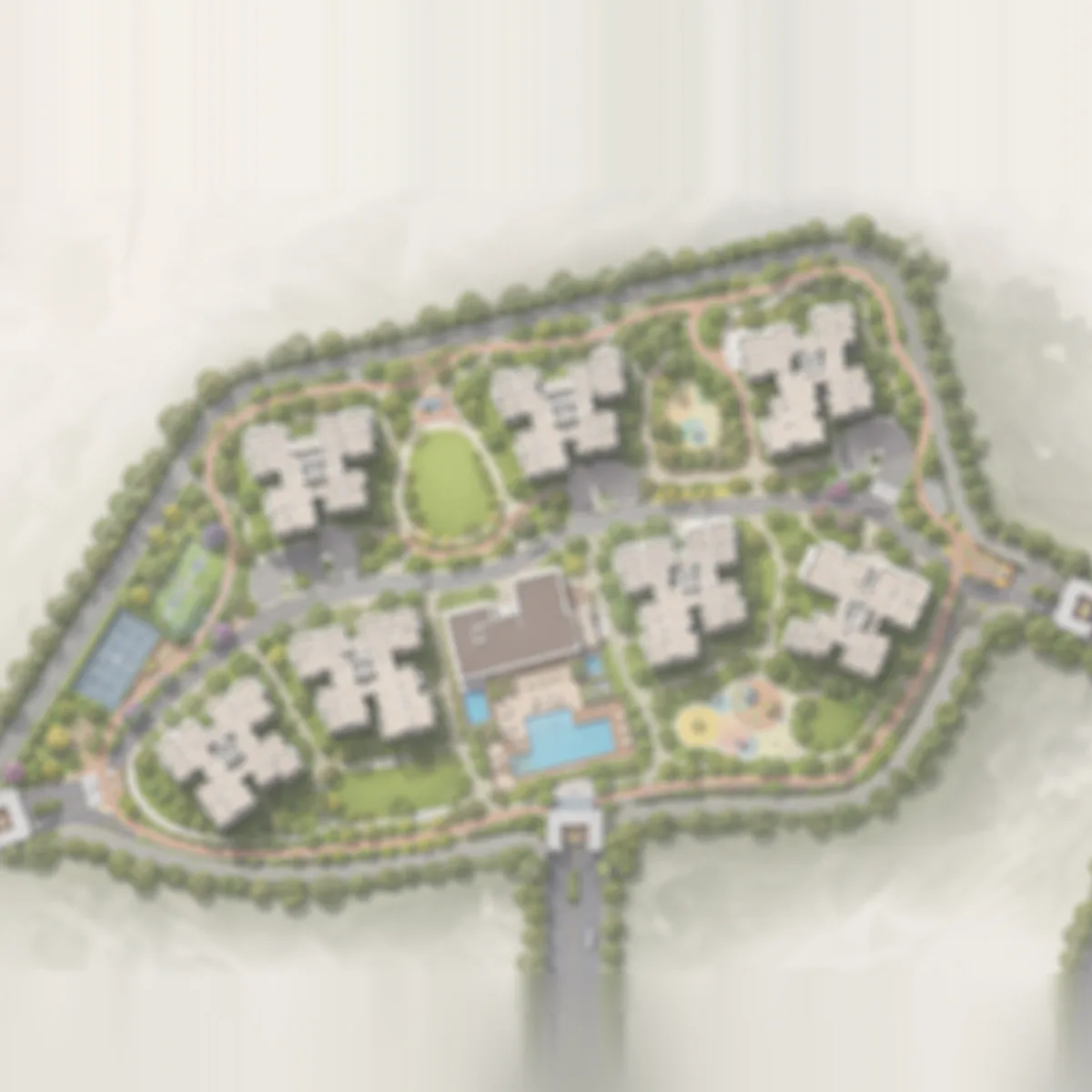 LINQ by Raghava — Indicative master plan (sample image)